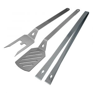 Grillbesteck 3er Set Klassik » Schamotte-Shop.de