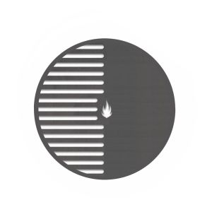 Grillkombi aus Stahl in der Größe Ø 25 cm passend für Big green Egg** Grills