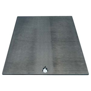 Grillplatte aus Stahl 46 x 36 cm passend für Campingaz ** Schamotte-Shop.de