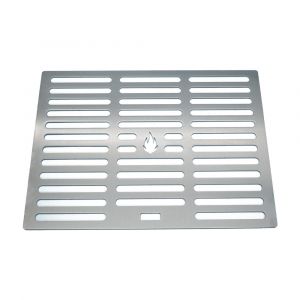 Grillrost aus Edelstahl 38x28 cm für WeGrill**