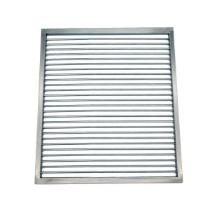 Grillrost aus Edelstahl 40,8 x 17,5 cm passend für Justus**