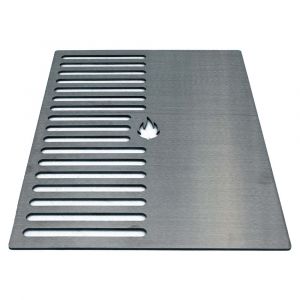 Grillkombi aus Stahl in der Größe 43 x 30 cm passend für Tepro** Grills
