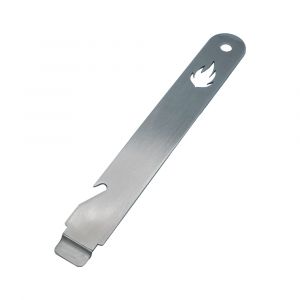 Grillrostgriff aus Edelstahl passend für Beefer** Schamotte-Shop.de