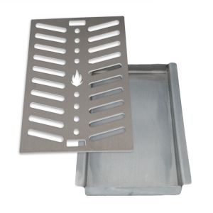 Grillwanne und Grillrost 25,0x17,5 cm für Activa**