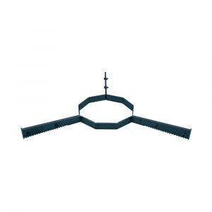 Halterung für Feuerplatte / Grillplatte / Grillring (rund oder 6-eckig) bis Ø 105 cm