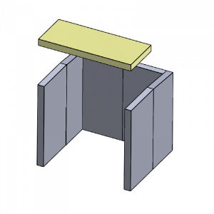 Heizgasumlenkplatte | Feuerraumauskleidung | PUR Schamotte | Schamotte-Shop.de