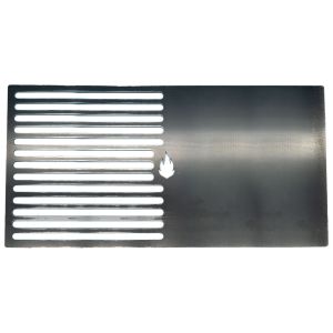 Kombi Grillrost & Grillplatte 23 x 40 cm passend für Thüros**