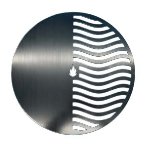 Kombi Grillrost & Grillplatte aus Stahl Ø 33 cm passend für Monolith**