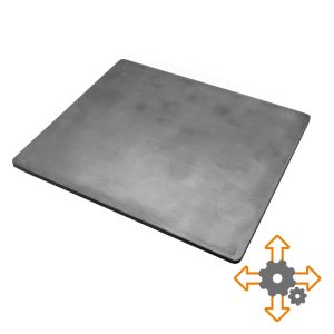 Massiver Grillstahl auf Maß Schamotte-Shop.de
