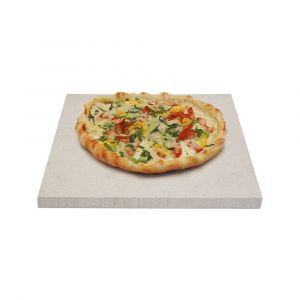 Pizzastein 40 x 40 x 2 cm  Keramik  lebensmittelecht  PUR Schamotte  Schamotte-Shop.de
