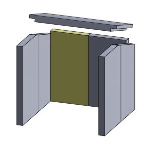 Rückwandstein Justus Alamo-A** | Feuerraumauskleidung | Schamotte-Shop.de