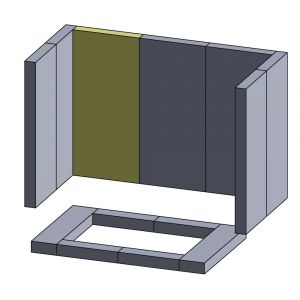 Rückwandstein | Techfire** | Feuerraumauskleidung | Schamotte-Shop.de