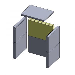 Rückwandstein | Feuerraumauskleidung | PUR Schamotte | Schamotte-Shop.de