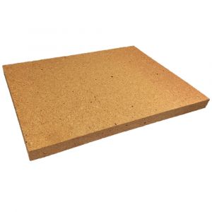 Schamotteplatte - 1 Stück, A35t - Größe 300x200x30 mm - PUR Schamotte