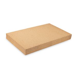 Schamotteplatte 400 x 250 x 40 mm feuerfest Schamottstein Ofenstein aus Schamott | schamotte-shop.de