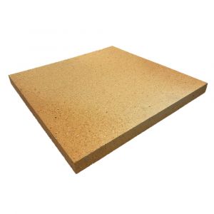 Schamotteplatte 400x400x30mm | PUR Schamotte | Schamotte-Shop.de