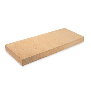 Schamotteplatte - 1 Stück, A35t - Größe 500x200x40 mm - PUR Schamotte