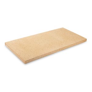 Schamotteplatte - 1 Stück, A35t - Größe 500x250x25 mm - PUR Schamotte