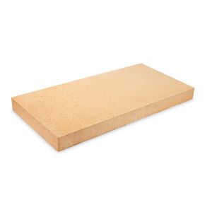 Schamotteplatte 500 x 250 x 40 mm feuerfest Schamottstein Ofenstein aus Schamott  schamotte-shop.de