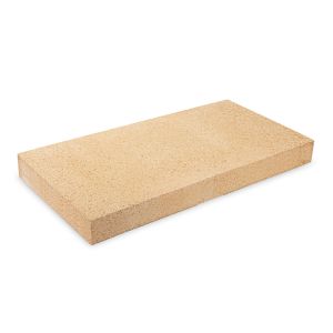 Schamotteplatte - 1 Stück, A35t - Größe 500x250x60 mm - PUR Schamotte