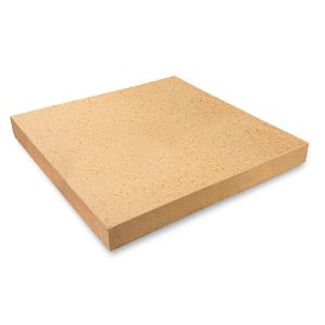 Schamotteplatte - 1 Stück, A35t - Größe: 500x500x40 mm - PUR Schamotte