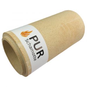 Schamotterohr 120x300mm | PUR Schamotte | Schamotte-Shop.de