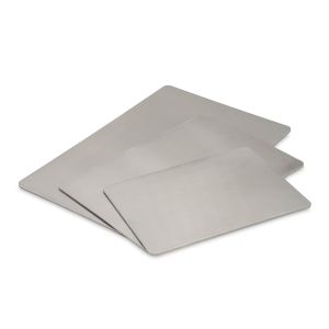 Schneidebretter aus Edelstahl im 3er Set Schamotte-Shop.de