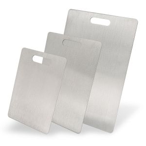 Schneidebretter im 3er Set Schamotte-Shop.de aus Edelstahl