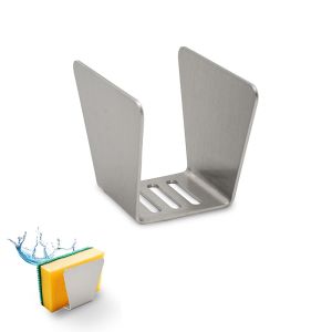 Schwammhalter Variante 1 aus Edelstahl Schamotte-Shop.de