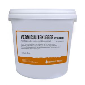 Vermiculitekleber 5kg| PUR Schamotte | Schamotte-Shop.de