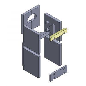 Vorderwandstein | Feuerraumauskleidung | Wamsler | PUR Schamotte | Schamotte-Shop.de