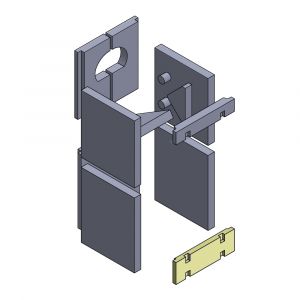 Vorderwandstein | Feuerraumauskleidung | Wamsler | PUR Schamotte | Schamotte-Shop.de