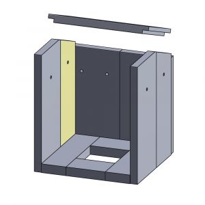 Wandstein hinten Justus Asmara** | Feuerraumauskleidung | Schamotte-Shop.de