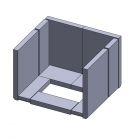 Feuerraumauskleidung 11-teilig passend für Haas+Sohn** Kamine z.B. Viking 158.17, Kaminersatzteile, Flamado | schamotte-shop.de
