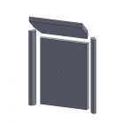 Feuerraumauskleidung 4-teilig » für Panadero** Zinc