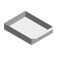 Aschekasten aus Stahlblech 225x290x55mm | Caminos Janus** | Flamado | Schamotte-Shop.de