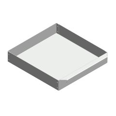 Aschekasten aus Stahlblech 275x287x50mm | Caminos** | Flamado | Schamotte-Shop.de