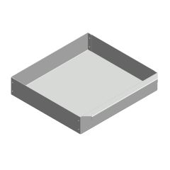 Aschekasten aus Stahlblech 280x310x60mm | Olsberg Inari Vardö** | Flamado | Schamotte-Shop.de