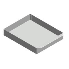 Aschekasten aus Stahlblech 280x348x56mm | Olsberg Agando** | Flamado | Schamotte-Shop.de