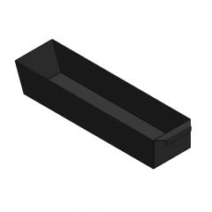 Aschekasten aus Stahlblech 130x450x85mm | Wamsler** | Flamado | Schamotte-Shop.de