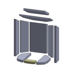 Bodenstein vorne Justus Kaskade 6B** | Feuerraumauskleidung | Schamotte-Shop.de