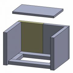 Feuerraumauskleidung Rückwandstein links | passend für Haas+Sohn** | Schamotte-Shop.de