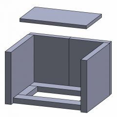 Feuerraumauskleidung 9-teilig | passend für Haas+Sohn** | Schamotte-Shop.de