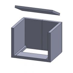 Feuerraumauskleidung 6-teilig passend für Haas+Sohn** Kamine z.B. Cers 469.17, Kaminersatzteile, Flamado | schamotte-shop.de
