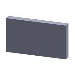 Heizgasumlenkplatte 360x200x40mm (Schamotte) passend für Wamsler**