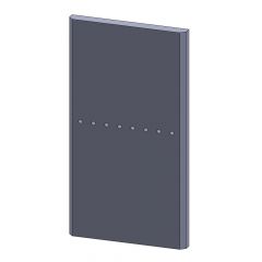 Rückwandstein | Oranier** | 460x250x25 mm | Feuerraumauskleidung | PUR Schamotte | Schamotte-Shop.de