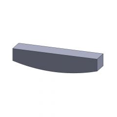 Bodenstein vorne | Oranier** | 155x33x30 mm | Feuerraumauskleidung | PUR Schamotte | Schamotte-Shop.de