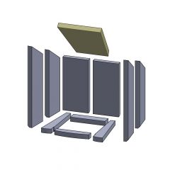 Heizgasumlenkplatte 287x245x25mm » Skantherm** Ivo A