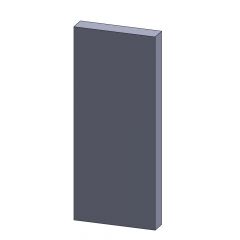Wandstein hinten/vorne links/rechts 330x140x30mm (Schamotte) passend für Thorma Alborg**