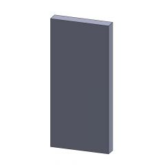 Rückwandstein links/rechts 350x160x30mm (Schamotte) für Wodtke**